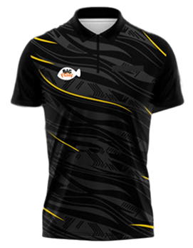 Gold Accents Black Jersey